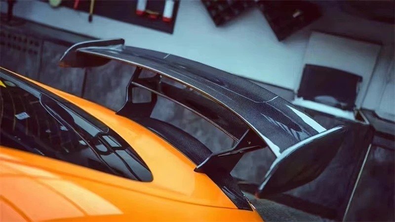 Used for  GT GTS GTR Upgraded Version BS Style Forged Particle Carbon Fiber Rear Spoiler Body Kit Bumper Edge Side